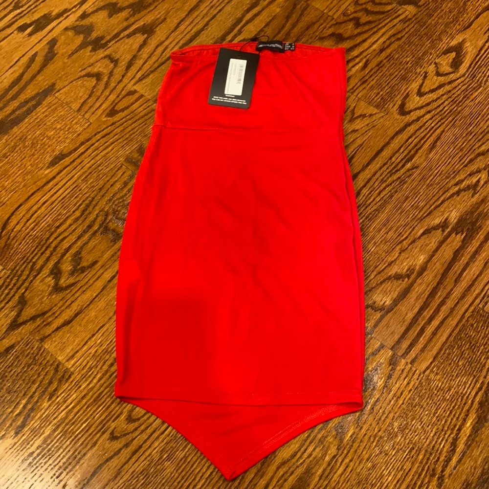 Pretty little thing red dress